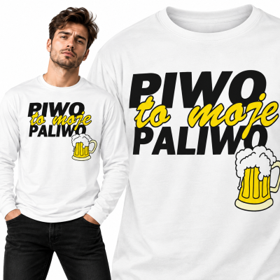 LONGSEEVE ŚMIESZNY PIWO TO MOJE PALIWO